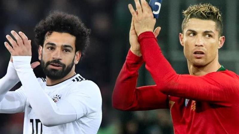 رونالدو ومحمد صلاح