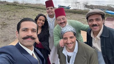 صدقي صخر ينشر صور من كواليس مسلسل «النص» بطولة أحمد أمين