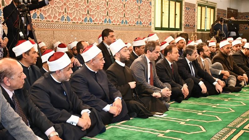 احتفالية إطلاق اسم الإمام الليث بن سعد على مسجد ماسبيرو