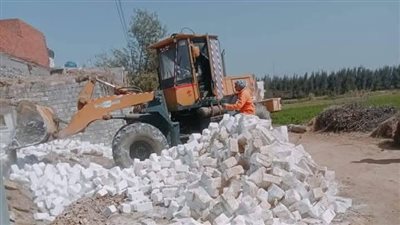 حملات موسعة لإزالة التعديات على أملاك الدولة والحفاظ على الرقعة الزراعية بالبحيرة