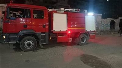حريق هائل يلتهم مصنع مخلفات في منطقة الحوامدية بالجيزة