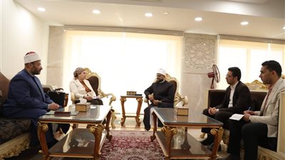 أمين «البحوث الإسلامية» يلتقي مع الأمين العام لمجلس الشباب المصري للتنمية