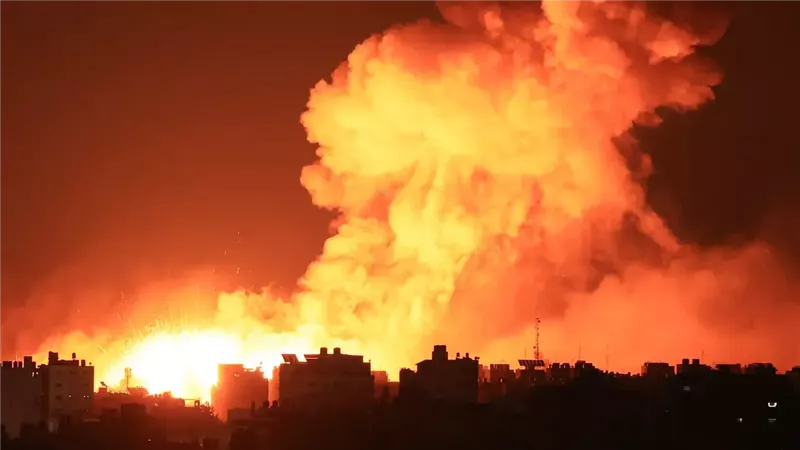 القصف الإسرائيلي على قطاع غزة 