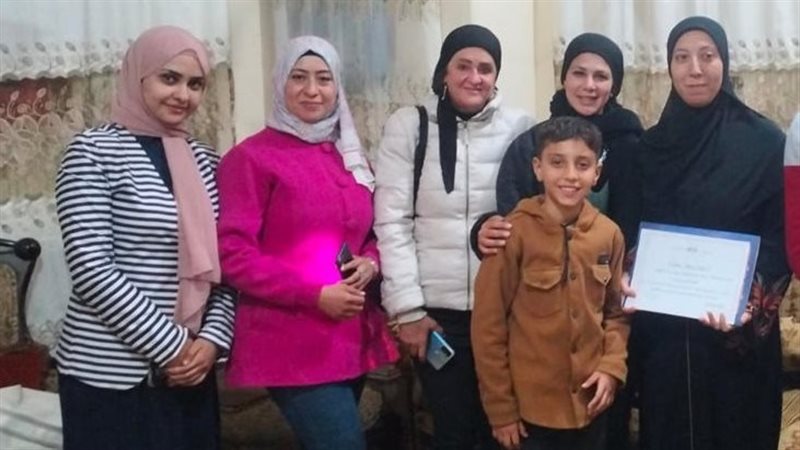 الفائزة وسام محمد من دمياط بجائزة برنامج مدفع رمضان