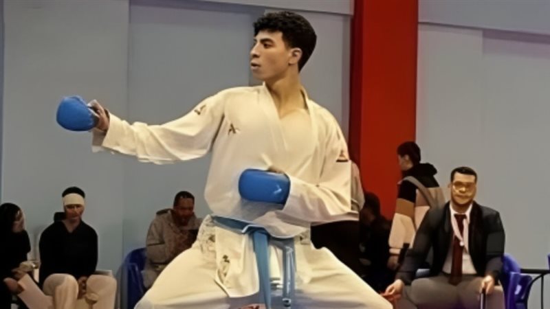 يوسف أحمد لاعب كاراتيه
