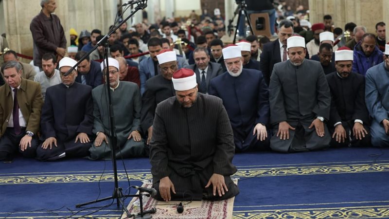 صلاة التراويح بالجامع الأزهر