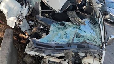 الصور الأولى لحادث طريق بلقاس في الدقهلية