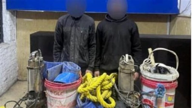 المتهمين والمضبوطات 