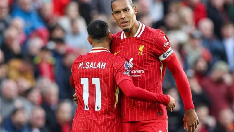 محمد صلاح وفان دايك