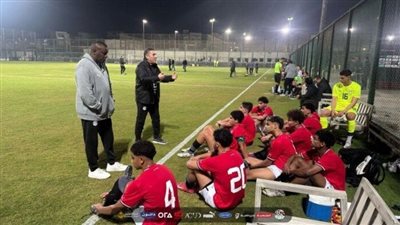 منتخب الناشئين يختتم معسكره في مشروع الهدف بعد اكتساح الاتصالات بـ9 أهداف