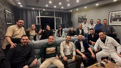 مصطفى شعبان يحتفل بمونتاج آخر حلقات «حكيم باشا» ويوجه كلمة لصناعه
