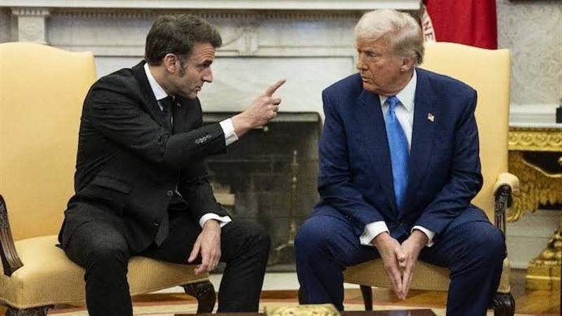 ترامب وماكرون