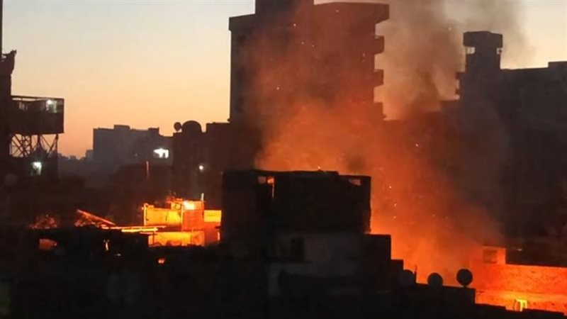 صورة من الحريق