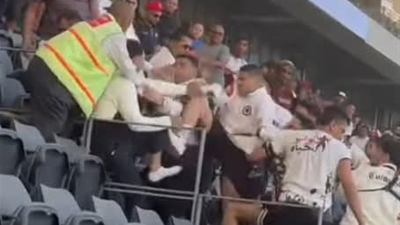 مشاجرة جماهير الزمالك 