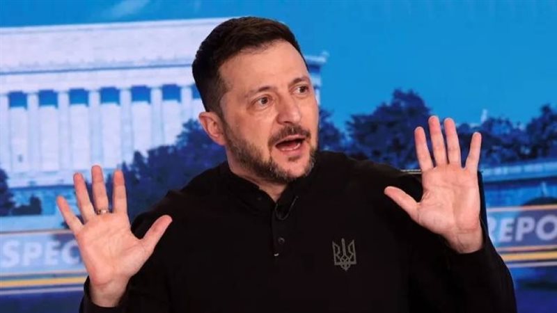 الرئيس الأوكراني فولوديمير زيلينسكي