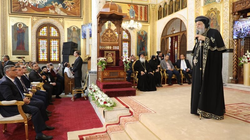 افتتاح مبني الخدمات بمطرانية الجيزة للأقباط الأرثوذكس
