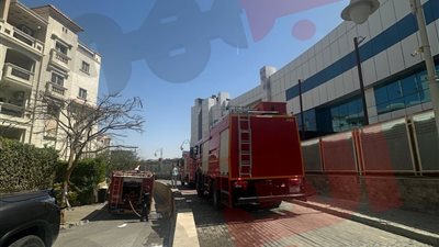 اخماد حريق داخل مركز صحي بمول شهير بالتجمع الخامس