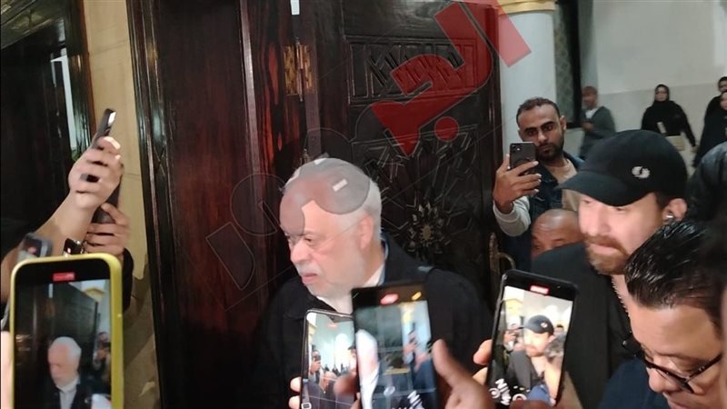 عزاء هند محمد علي زوجة الفنان نضال الشافعي