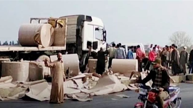جانب من الحادث 