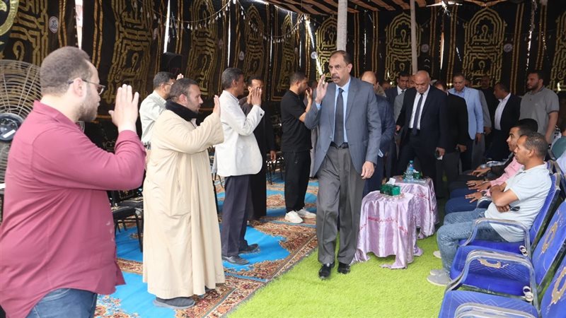 محافظ سوهاج في العزاء