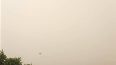 تحذيرات هامة لأهالي مركز الواحات البحرية بسبب العاصفة الترابية
