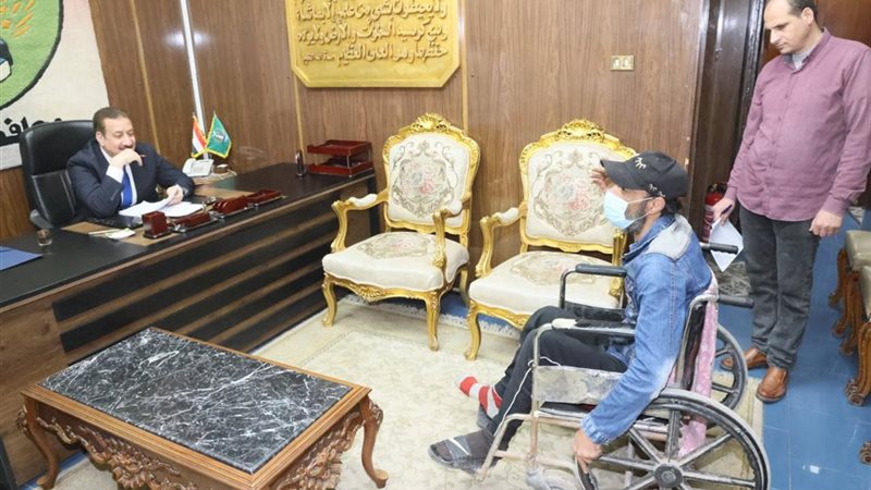 جانب من لقاء عدد من الحالات الإنسانية 