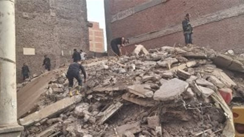 حادث عقار أسيوط