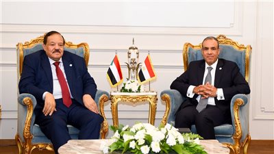 وزير الخارجية يستقبل نظيره السوداني على هامش المؤتمر الوزاري لعملية الخرطوم
