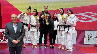 منتخب مصر للجودو آنسات يحقق كأس المركز الأول في البطولة العربية بالأردن