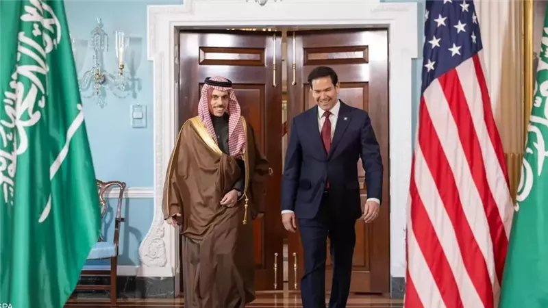 وزيرا خارجية السعودية وأمريكا 