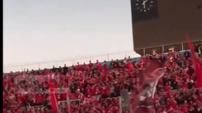 ترحيبًا بزيزو.. هتافات أهلاوية تُشعل مدرجات الدفاع الجوي