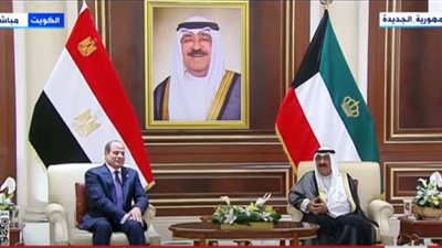 الرئيس السيسي يصل الكويت المحطة الثانية لجولته الخليجية (فيديو)