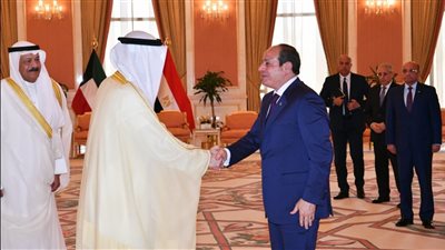 تعزيز العلاقات الأبرز.. تفاصيل مباحثات الرئيس السيسي وولي عهد الكويت
