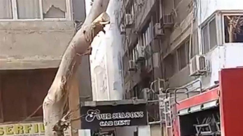 حريق مبنى الشروق