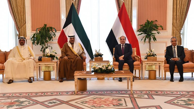 الرئيس السيسي وأمير الكويت