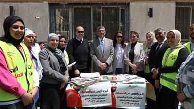 محافظ الجيزة يشهد فاعلية صندوق مكافحة الإدمان بمساكن روضة السودان