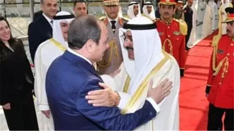 الرئيس السيسي وأمير الكويت 