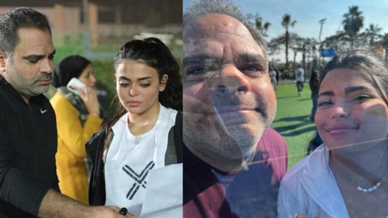  محمد شاهين وأسماء جلال