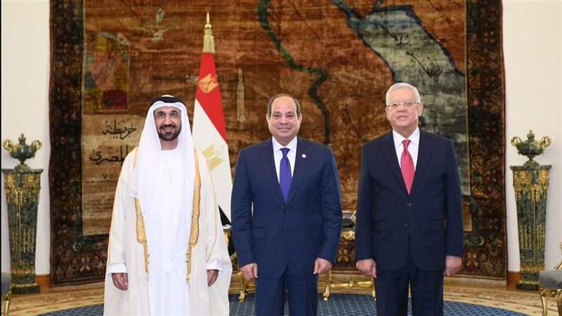 الرئيس السيسي ورئيس البرلمان العربي