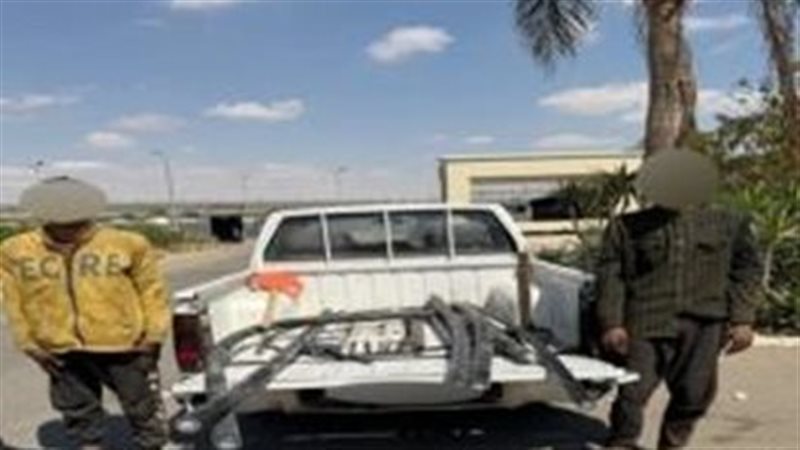 المتهمين والمضبوطات 
