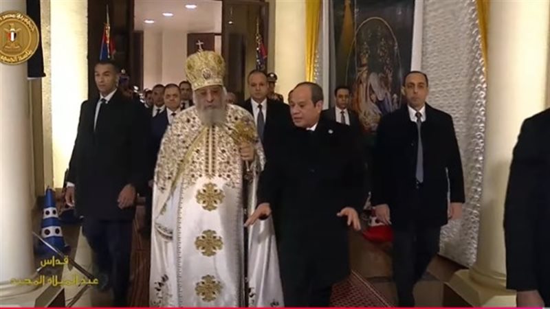 السيسي والبابا تواضروس