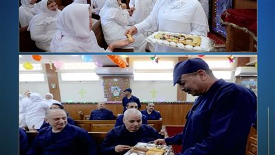 رجال الدين المسيحي يشاركون نزلاء «الإصلاح والتأهيل» الاحتفال بعيد القيامة