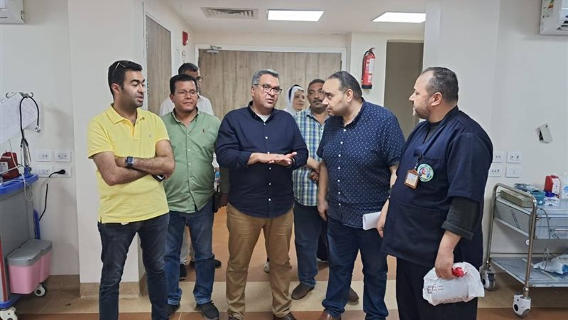 تفقد مستشفيات الجيزة