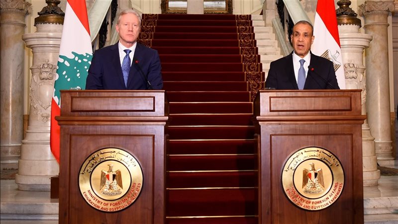 مؤتمر وزير الخارجية ونظيره اللبناني