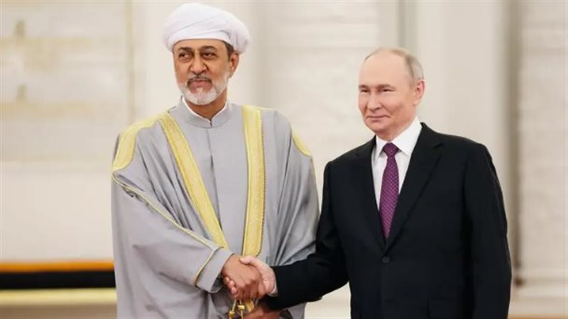الرئيس الروسي وسلطان عمان