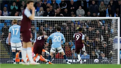 في الوقت القاتل.. مانشستر سيتي يهزم أستون فيلا بثنائية بالدوري الإنجليزي