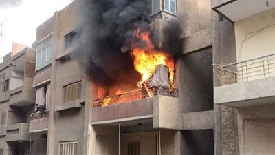 السيطرة على حريق داخل شقة سكنية في الفيوم دون إصابات 