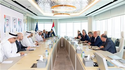 ‎وفد «اقتصادية السويس» يلتقي رئيس مجموعة مواني أبوظبي لبحث تعزيز التعاون الثنائي