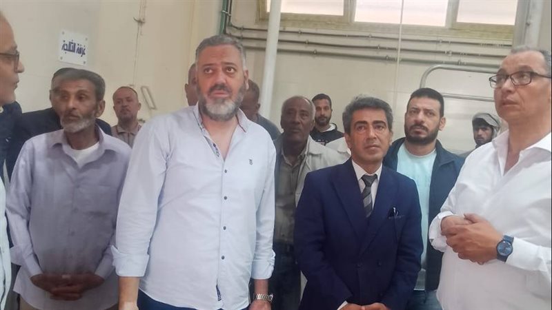 مستشار وزير التنمية المحلية في زيارة لمجزر مدينة الحمام