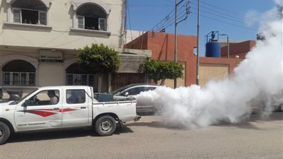 حملات موسعة بالغربية لمكافحة الناموس والحشرات الطائرة